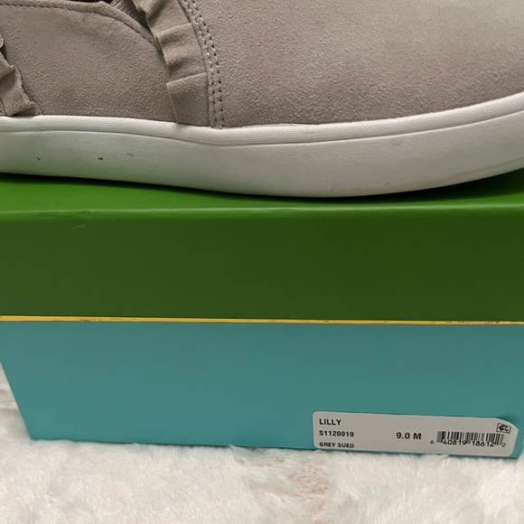Kate Spade Lilly Sneakers in Grey Suede Size 9 - Picture 3 of 12